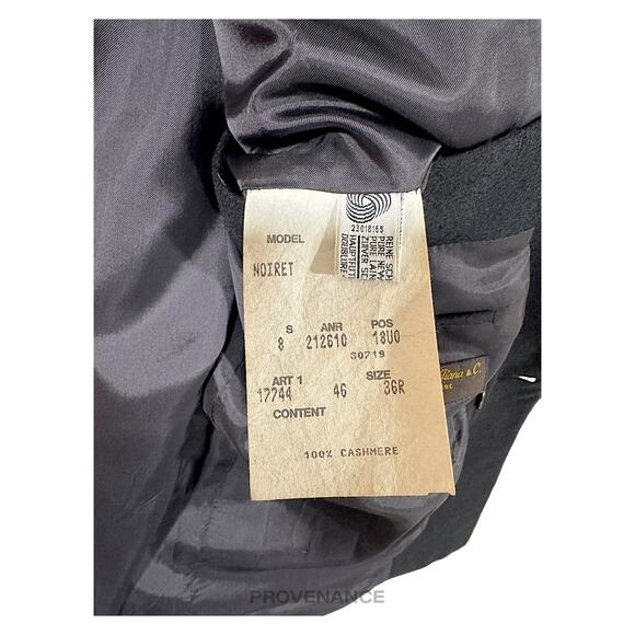 🔴 Boss x Loro Piana Jacket Overcoat - Black Cashmere 36 46 - Picture 9 of 11